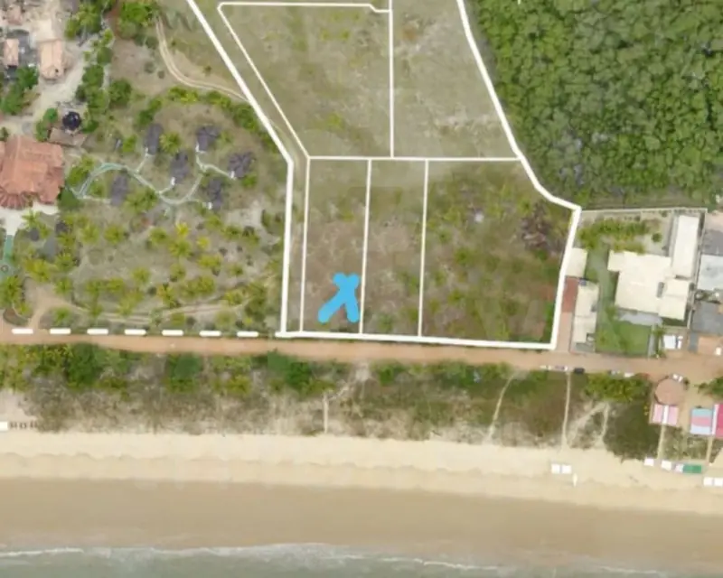 Terreno em Corumbau a beira mar