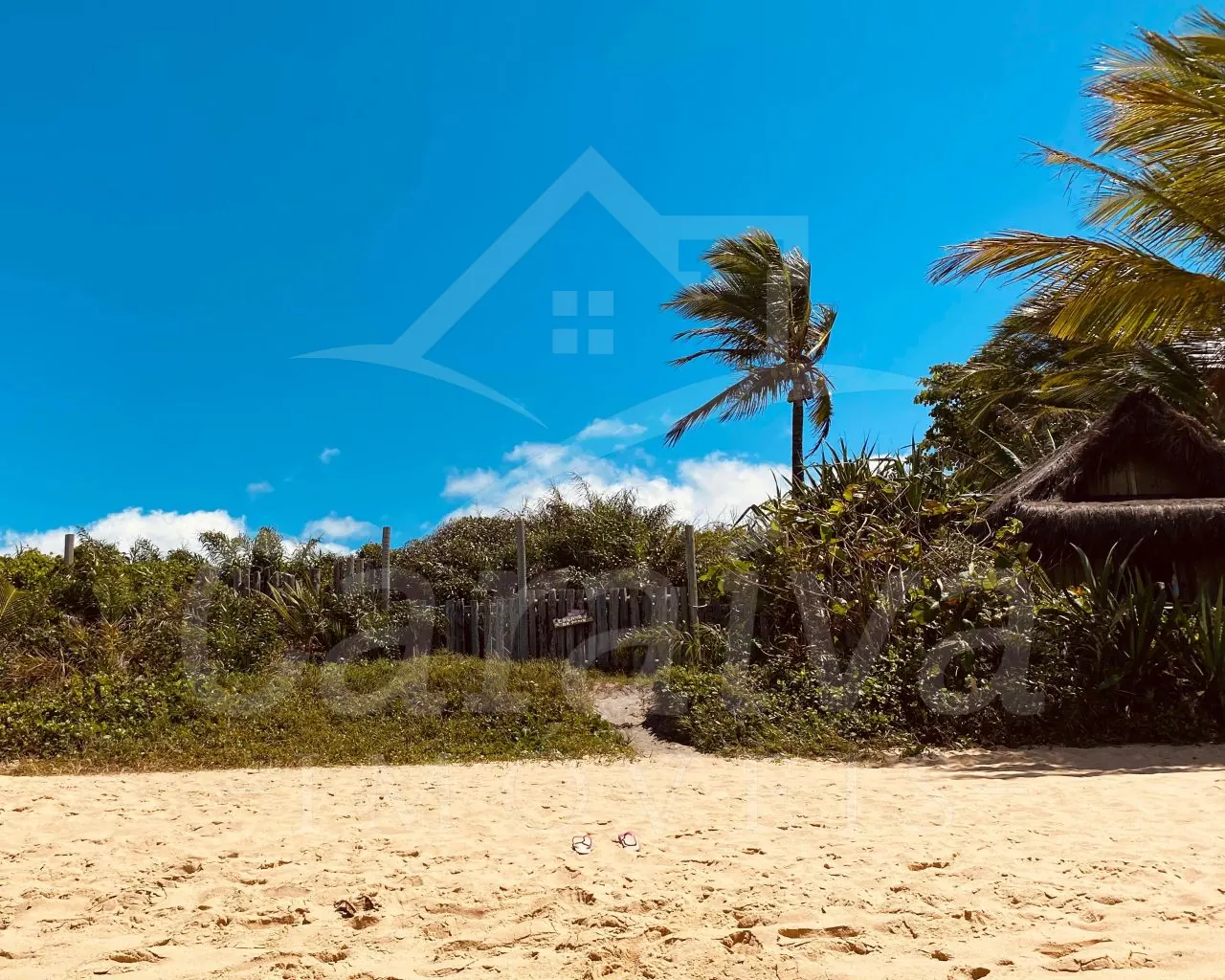 Casa na praia de Caraíva