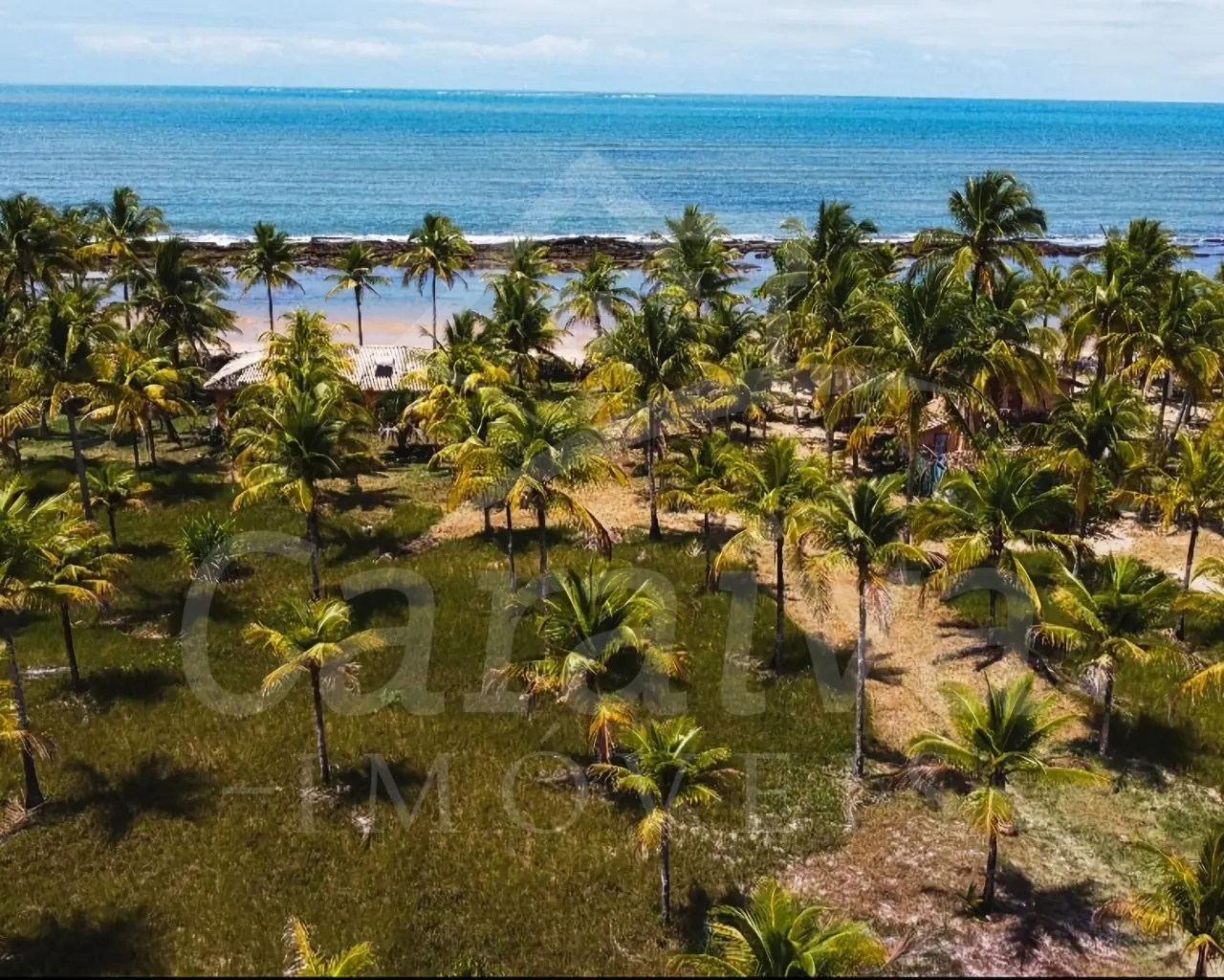 Área na praia de Santo André